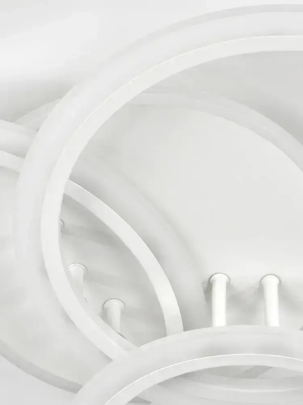 Люстра потолочная светодиодная с пультом ДУ Rivoli белая LED 100 Вт 3000 - 6000 К, светильник на кухню, в детскую, в спальню