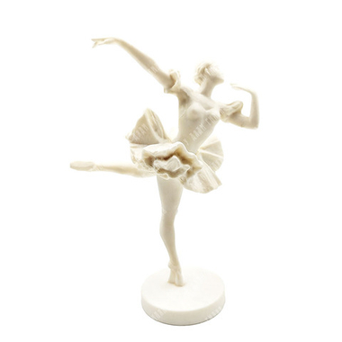 [Редкость. Большой размер] Статуэтка Балерина. Колкий пластик. ФХИ, СССР. 1950-е гг.
