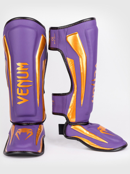 Щитки Venum Elite Violet/Black/Copper
