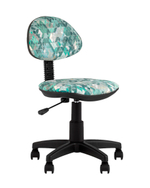 Кресло компьютерное детское УМКА абстракция зеленый