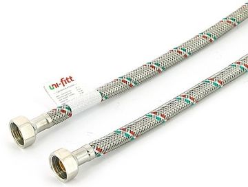 Гибкая подводка для воды Uni-Fitt ВР 1/2" х ВР 1/2", длина 1000 мм (500S2010)