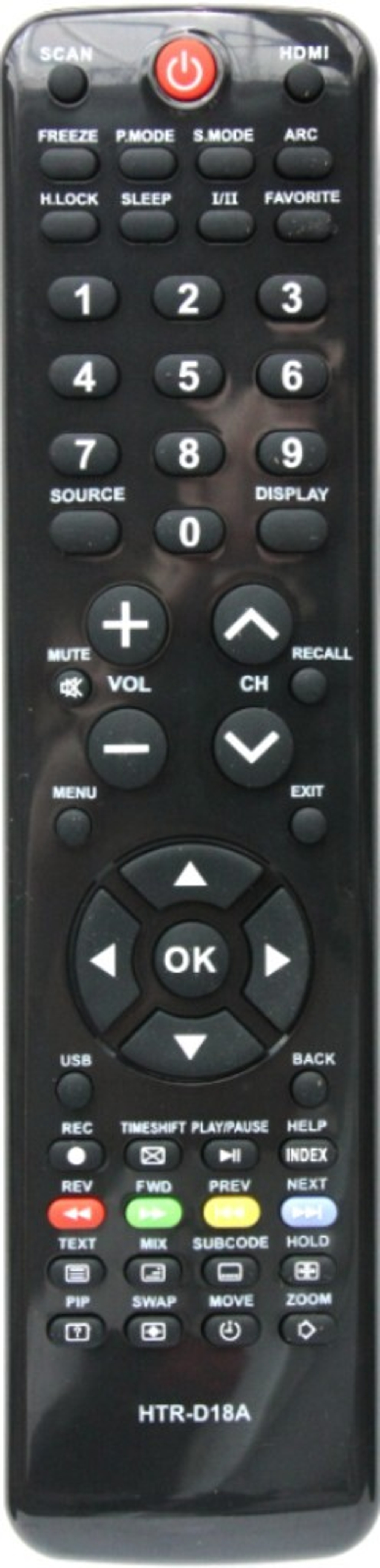 Пульт HTR-D18A для телевизоров Polar, Haier, Akai