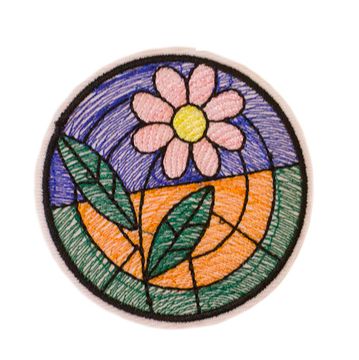 Нашивка на рюкзак и на одежду. Bloom