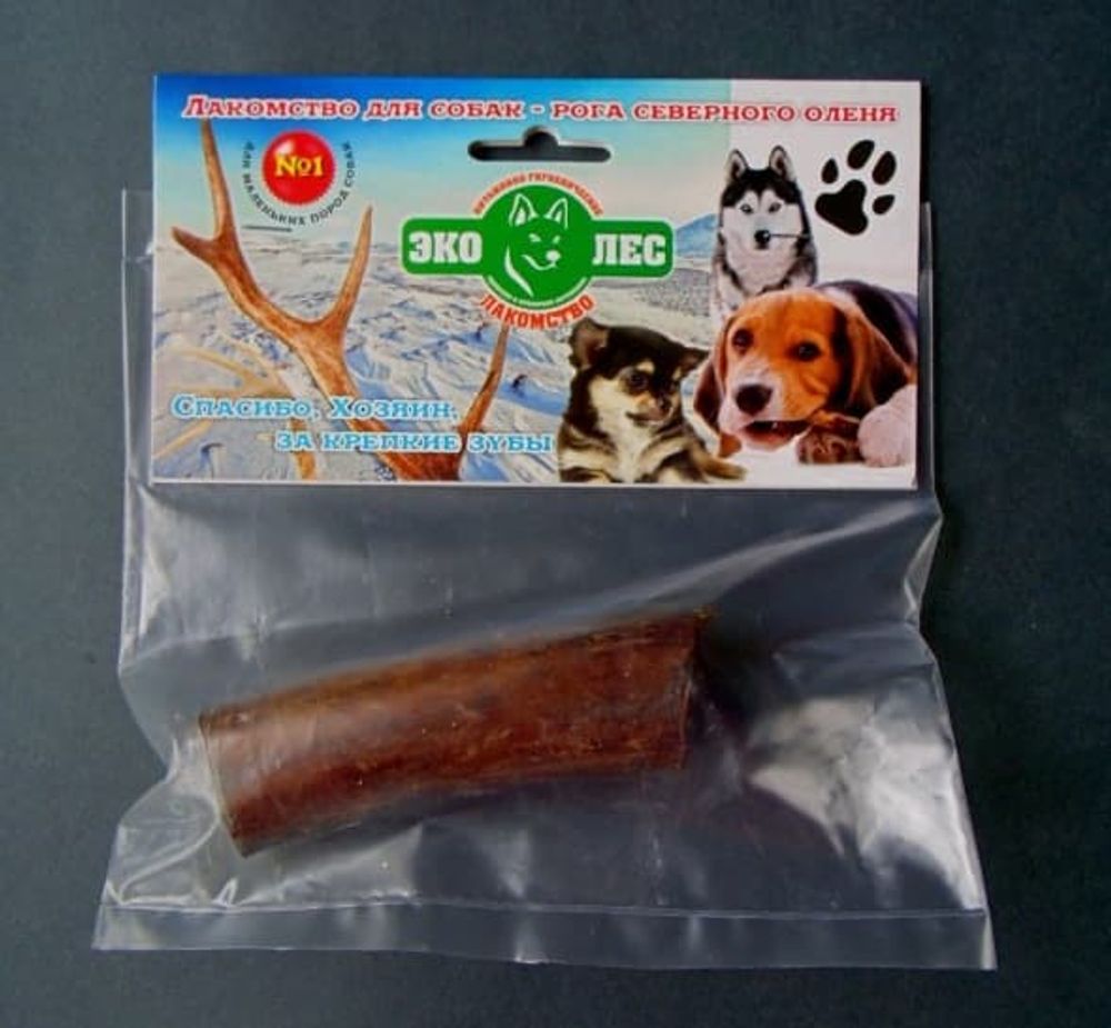 ЭКОЛЕС Лакомство д/собак Рога Оленей №1
