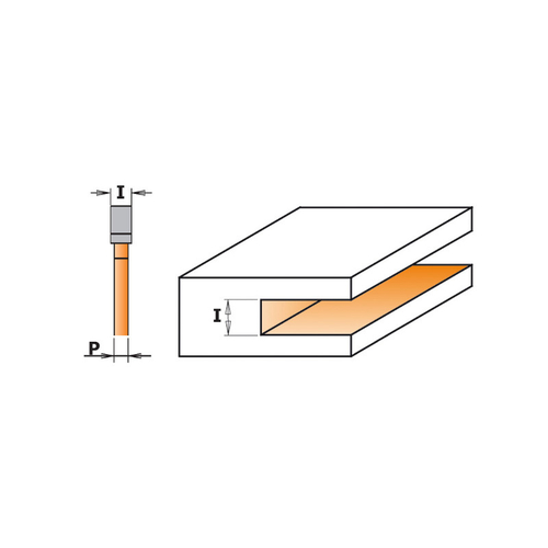Фреза концевая CMT пазовая дисковая D=47,6 I=3,0 S=8,0 923.330.11A