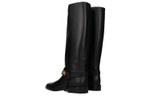 Givenchy Eden Leather Comfortable Knee high Boots Women"s Black