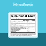 Natural Factors, WomenSense, MenoSense, формула для поддержки организма при менопаузе, 180 вегетарианских капсул