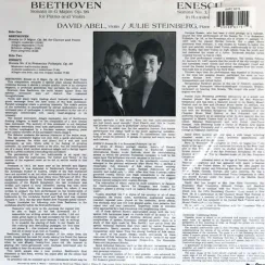 David Abel & Julie Steinberg / Beethoven: Violin Sonata Op.96 / Enescu: Sonata No.3 - Analogue Productions LP
