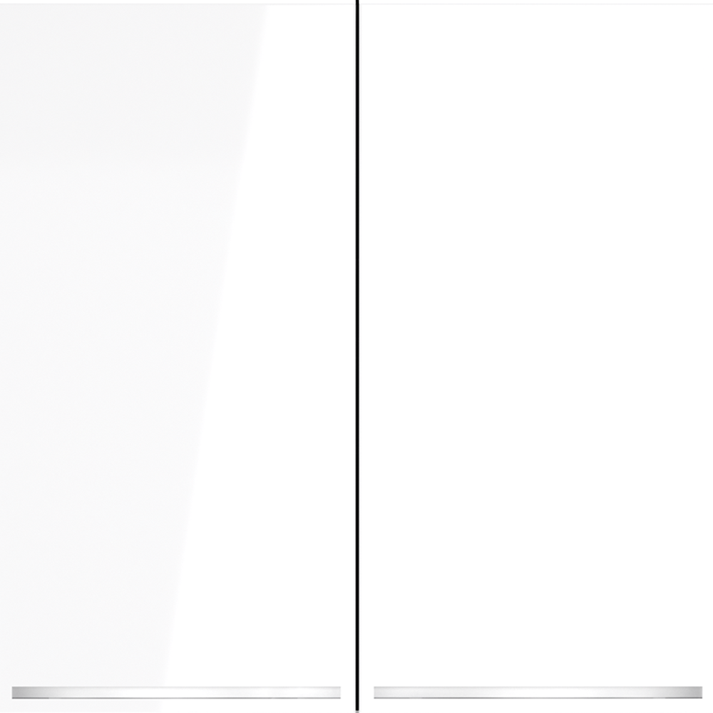 Проходной переключатель встраиваемый VOLTUM S70 двухклавишный с подсветкой 10А, (белый глянцевый)