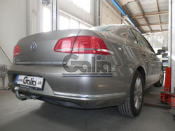 Фаркоп оцинкованный Galia V071C для Volkswagen Passat B6 2005-2010, Passat B7 2010-2015, Passat CC 2012-, Passat Alltrack B7 2012-2015(паспорт и сертификат в комплекте)(без электрики)