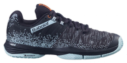 Женские кроссовки для Падел Babolat Sensa Woman - black/tanager turquoise