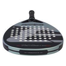 Ракетка для падела BULLPADEL Hack Jr 26, 494419, для юниоров, углеродное волокно, серо-черный