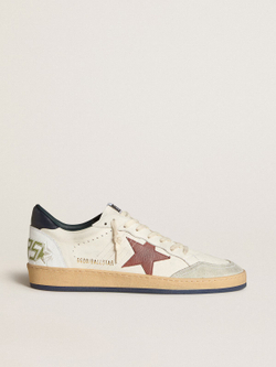 Men’s Ball Star in nappa with brown nubuck star and nappa heel tab