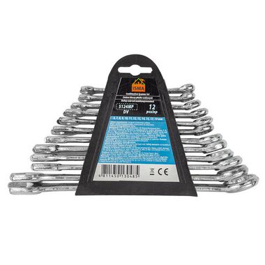Ключи комбинированные, набор 12пр. (6-15, 17, 19мм) ISMA ISMA-5124MP DV
