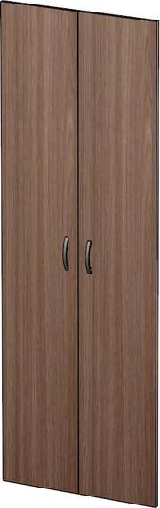 Двери высокие из ЛДСП Стандарт-Pro ясень шимо темный