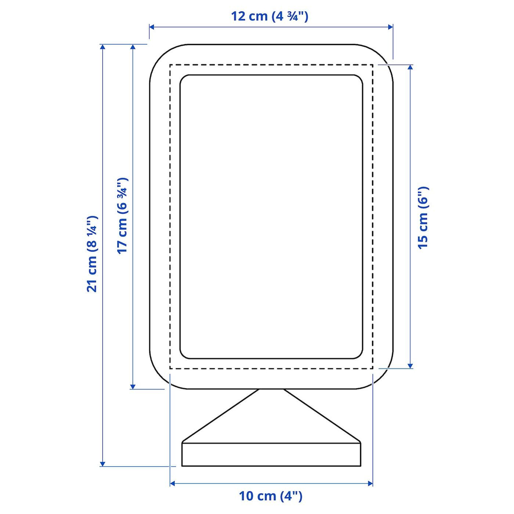 IKEA FIKONTRÄD  (ИКЕА ФИКОНТРÄД)  -  Рамка, белая, 10x15 см