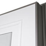 Стальная дверь Норильск с зеркалом (терморазрыв 3к)