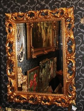 зеркало в золотой раме  раме 01-09 ( by MAGIC MIRROR )