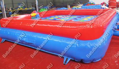 Интерактивная надувная игра "Твистер" 5*5*0.5 м, с постоянной подкачкой