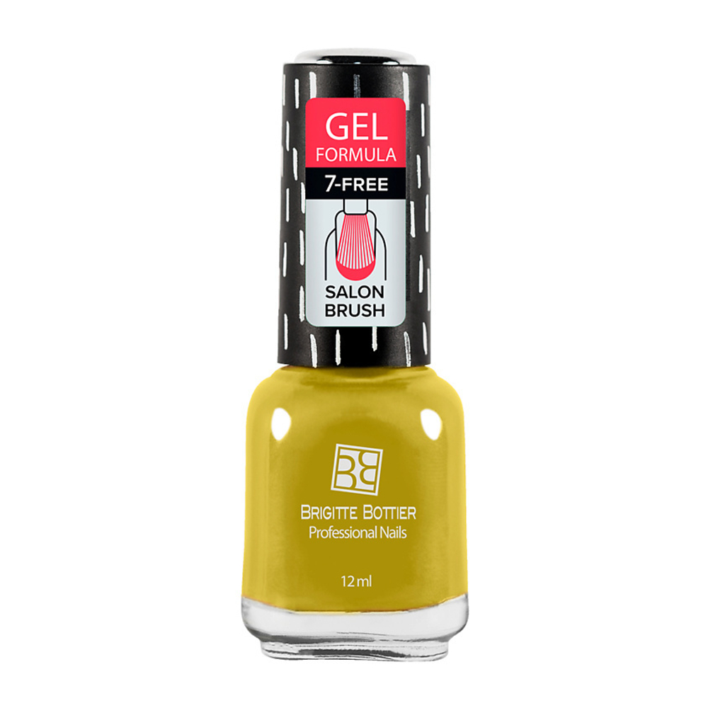 BRIGITTE BOTTIER Лак для ногтей GEL FORMULA тон 01 прозрачный, 028