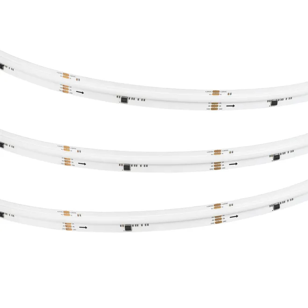 Светодиодная лента DMX-COB-X1008-18mm 24V RGB-PX126 (11 W/m, IP20, CSP, 5m) (Arlight, -) 062128