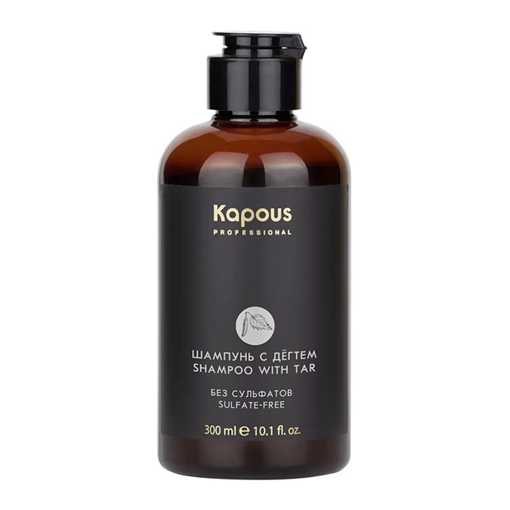 Беcсульфатный шампунь для волос от перхоти Kapous Professional, 300 мл