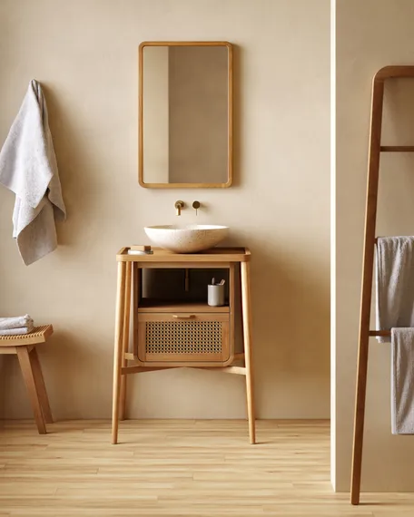 Полотенцесушитель Uliana из массива тика 160x50 см