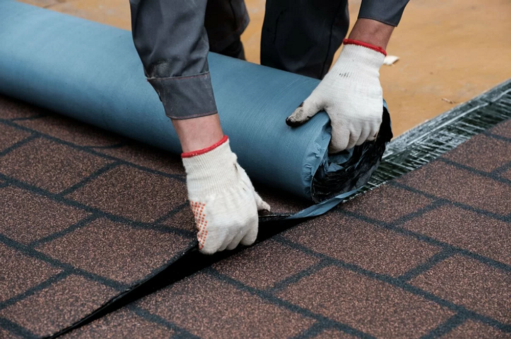 Рулонная черепица Технониколь Architect Кирпичная кладка коричневая 8х1 м