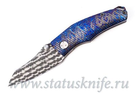Нож Осаренко Дмитрий 10.20 Vegas Forge Damascus Zirconium Titanium Timascus