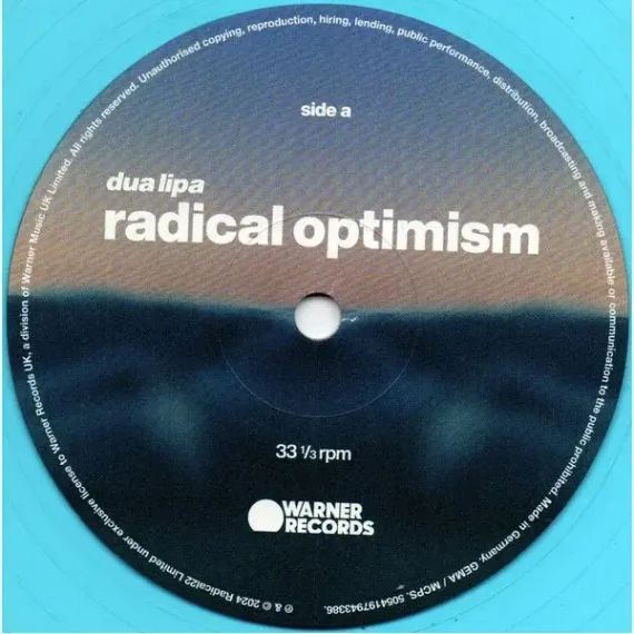 Dua Lipa – Radical Optimism Curacao Blue LP