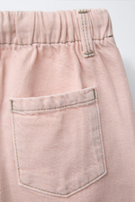 Брюки карго wide leg из твила