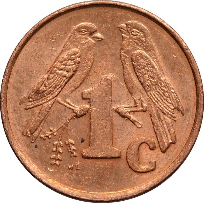 1 цент 1997-2000 ЮАР