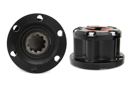 Муфты включения переднего моста УАЗ (хабы колесные) серия TROPHY Z с подшипником (черные, 2 шт)