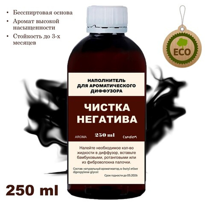 ЧИСТКА НЕГАТИВА - Наполнитель для ароматического диффузора