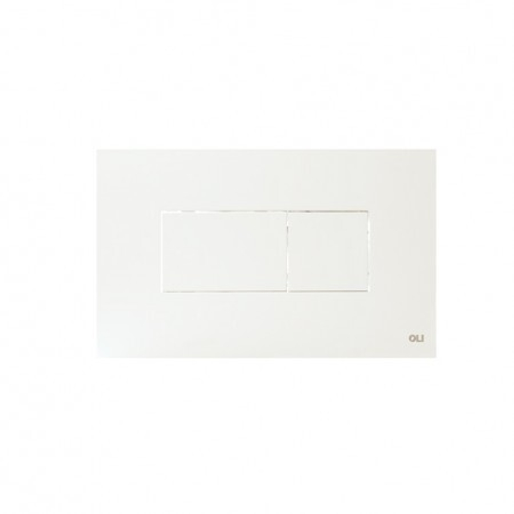 Кнопка смыва пневматическая двойная OLI Karisma, пластик белый 641001 купить