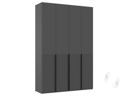 Шкаф 4-х ств.(1600) Марвэл (графит/браш графит)