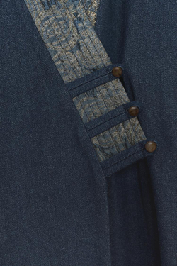 ZARA КИМОНО С ДЖИНСОВЫМ ЭФФЕКТОМ, СИНИЙ