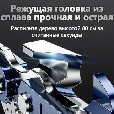 Цепь для мини пилы 6 дюймов, шаг 1/4" 37 звеньев(3 шт.)