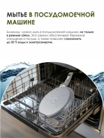 Сковорода блинная "Мечта" Гранит с несъемной ручкой от 20см , 24см