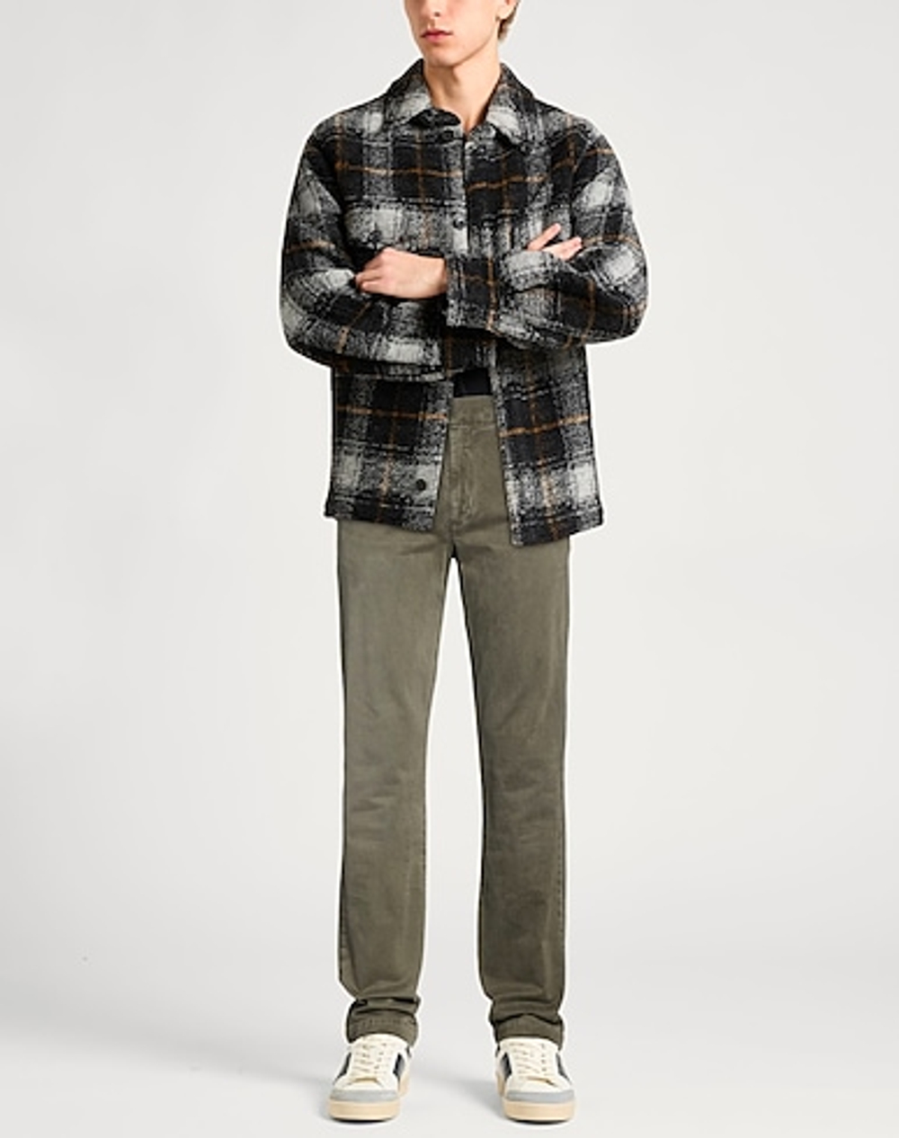 Брюки слаксы муж. AERONAUTICA 1381 коричневый