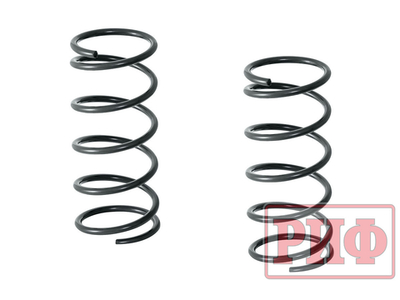 Комплект дополнительных пружин РИФ с кронштейнами для задней оси на УАЗ Патриот 2019+ (двухлистовая рессора)