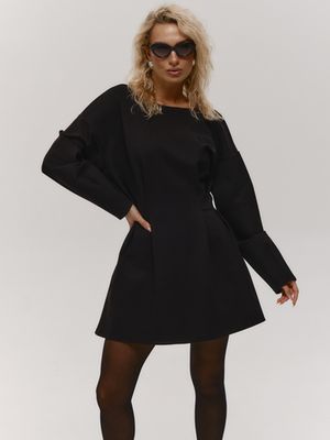 Платье мини Адель, черное