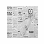 Оберточная бумага парафинированная 305*305 мм 30 г/м2 "Газета", 1000шт