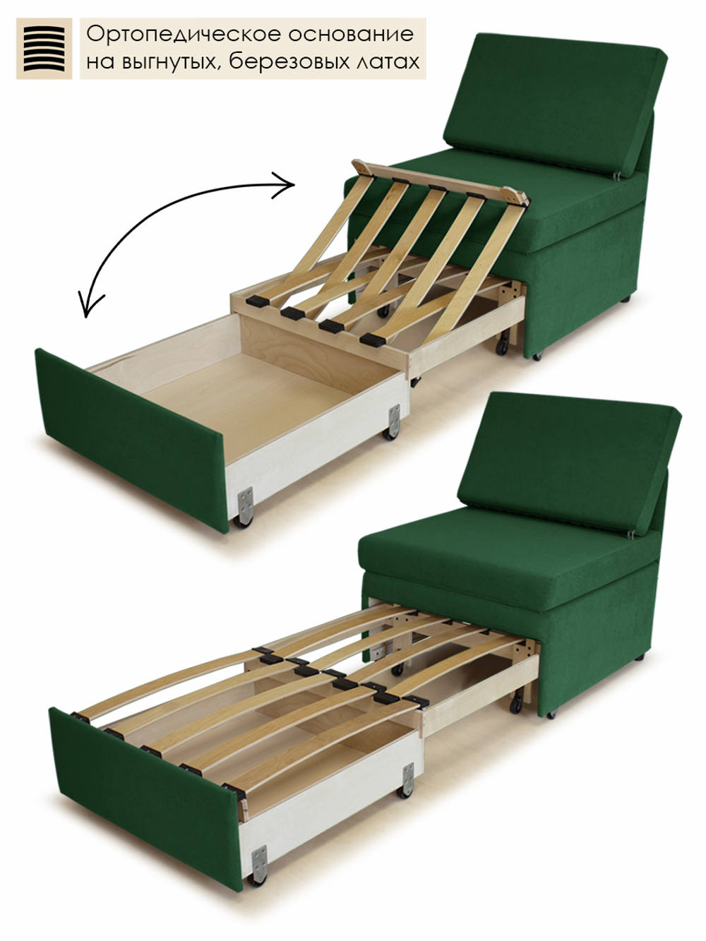 Кресло-кровать "Миник" 70 см