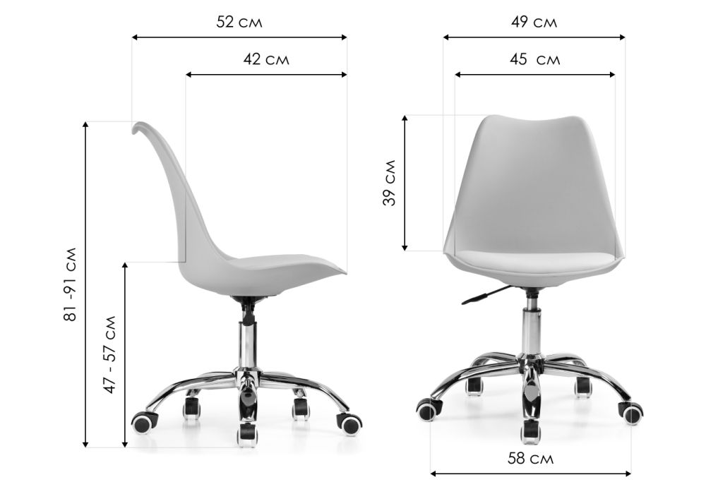 Компьютерное кресло Kolin light gray