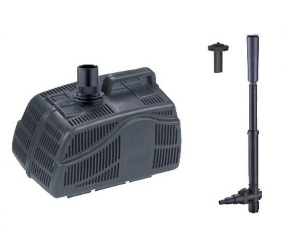 Насос фонтанный 1000л/ч с насад.h1,7м 16W выход 3/4"