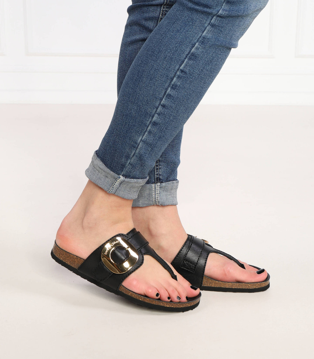 Кожаные вьетнамки See By Chlo\u00e9 - черный(SB40017A 17028)