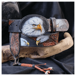 Кожаный ремень «Орел»