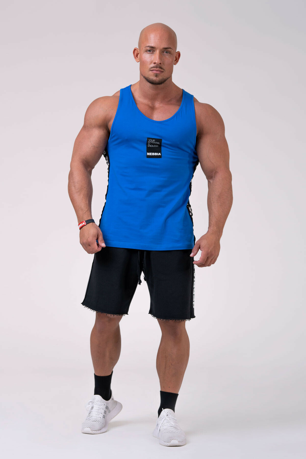 Майка Singlet Your potential is endless. 174 Синяя