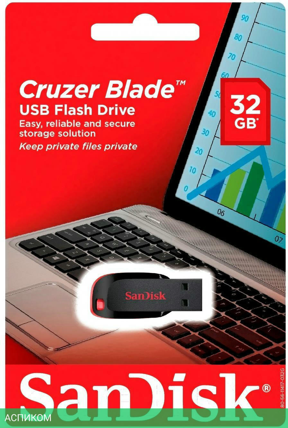 USB Flash-накопитель SanDisk SDCZ50-032G-B35 32GB
